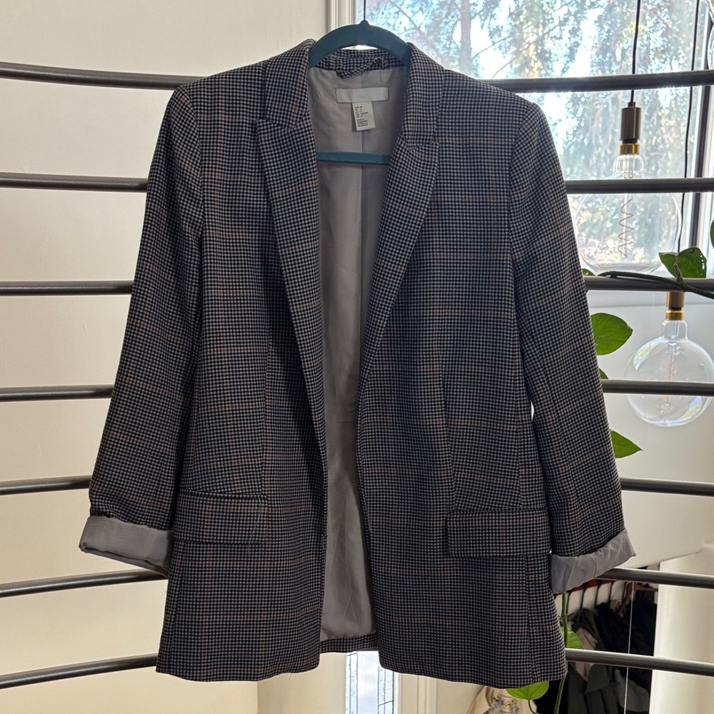 H&M Houndstooth Blazer